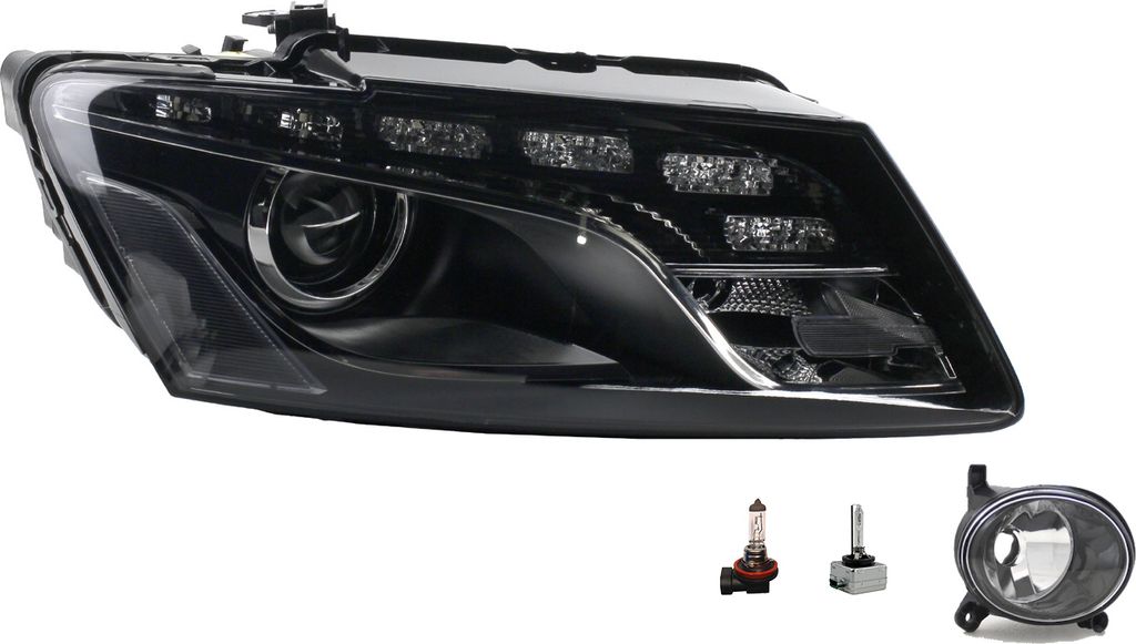 Johns, Scheinwerfer Xenon passend für Audi Q5 8R 11/09-05/12 D3S Re. +Nebel+Leuchtmitt. 8R0941030AF 8T0941700B 8T0941700A
