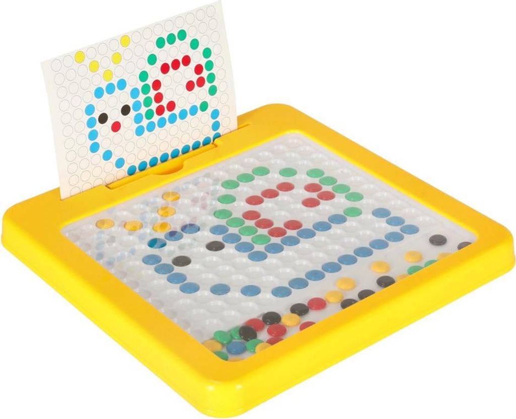 Magnettafel Montessori Punkte gelb Produktbild 