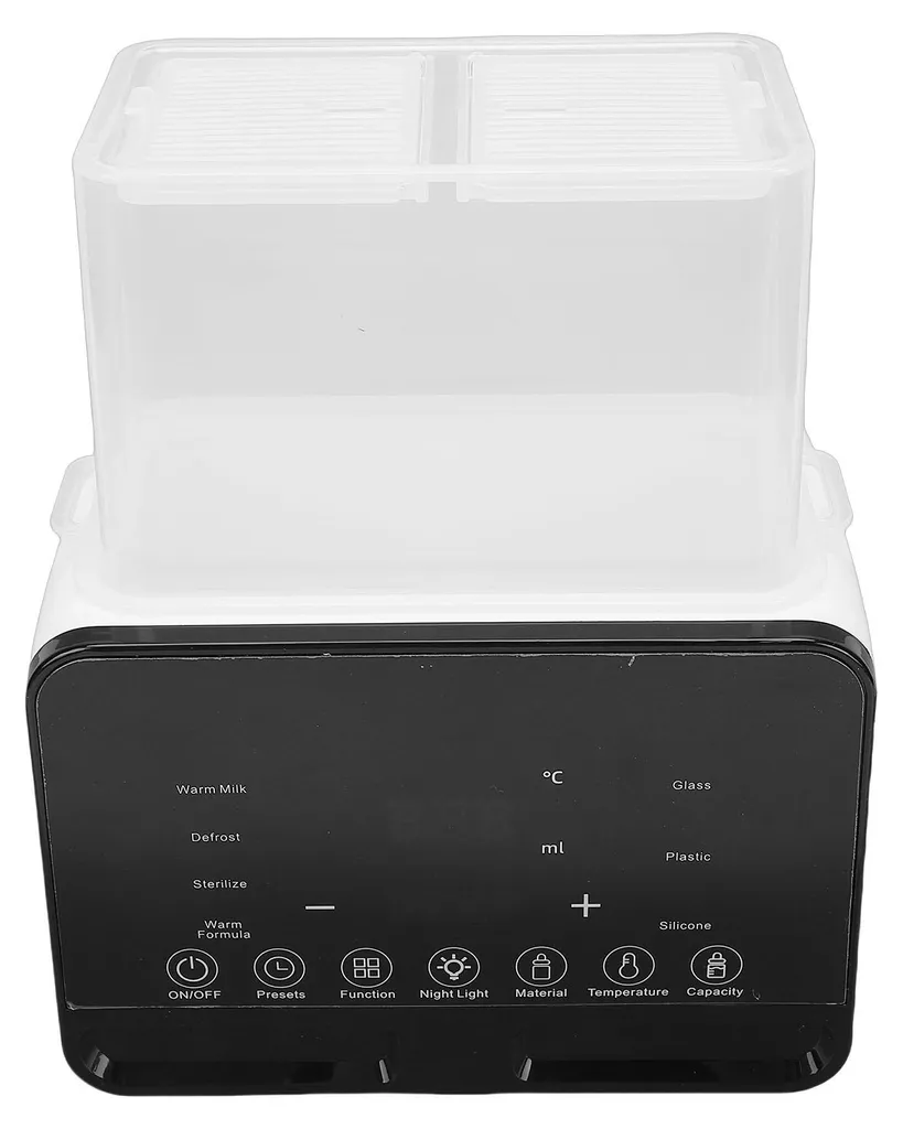 Chauffe-biberon double 200W multifonction 9-en-1 avec affichage LED - 5