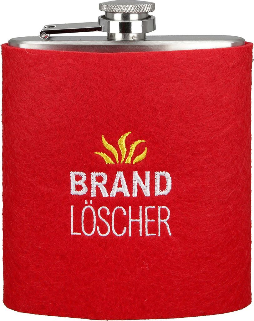 Gilde Edelstah l/ Filz Flachmann "Brandlö VE 3 50377