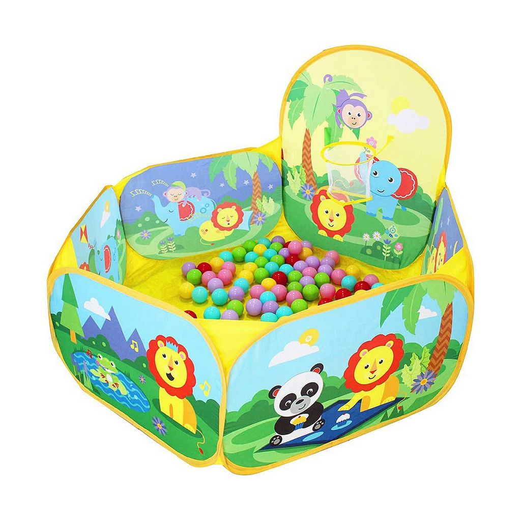 Piscina con palline Reig 50 x 50 x 50 cm animali 25 palline Immagine del prodotto 