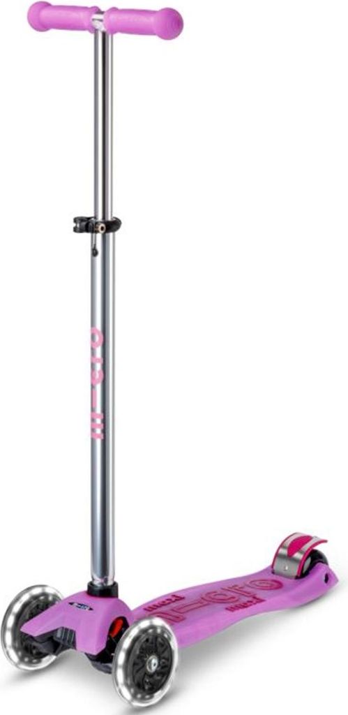 Micro Scooter Maxi Micro Deluxe glow LED lila