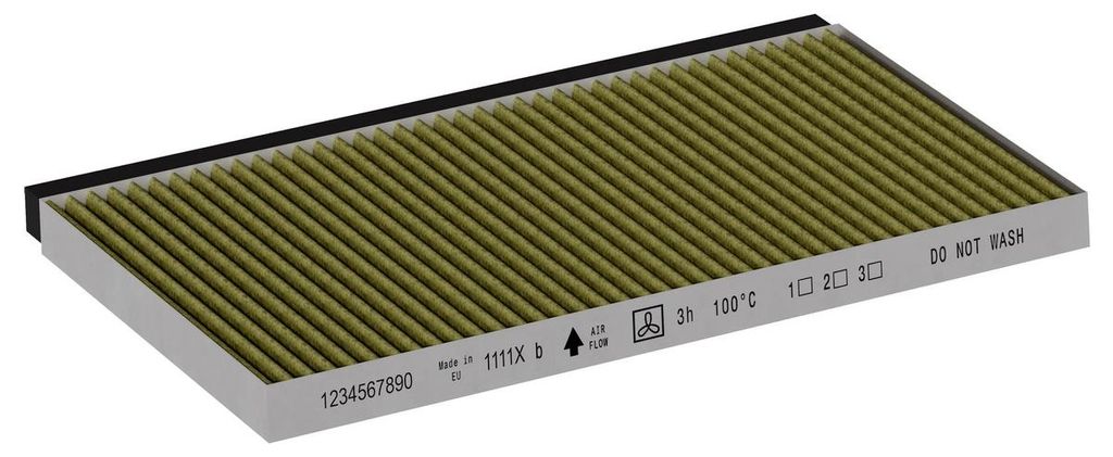 Bosch DWZ1IB1B6, Geruchsfilter, Schwarz, Grün, Karbon, Bosch, 1 Stück(e)