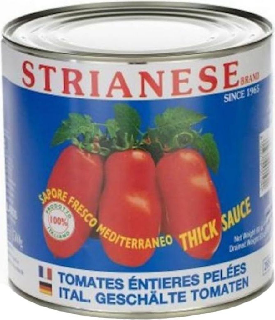 San Marzano D.O.P. Pomodori Pelati geschälte Tomaten sauce Italien dose 2,5kg