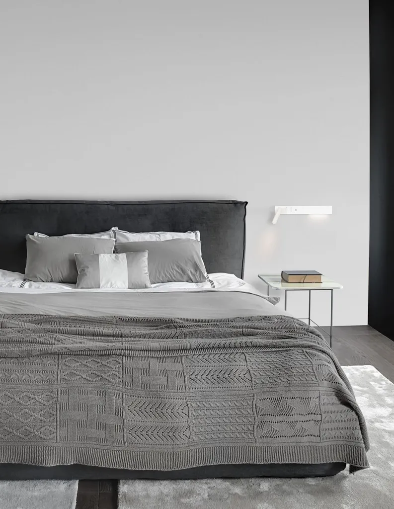 Applique Murale VIDA LED Blanche Gauche - Éclairage Indirect Chic - 4
