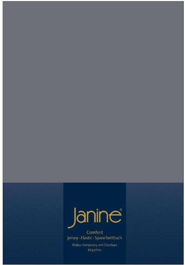 Janine Topper Spannbetttuch, Spannbettlaken in allen Größen und Farben 180 cm x 200 cm x 200 cm x 220 cm opalgrau