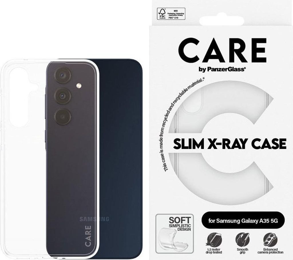 PanzerGlass CARE by X-Ray Case iPhone 15, Cover, Samsung, Samsung - Galaxy A35 5G, Transparent