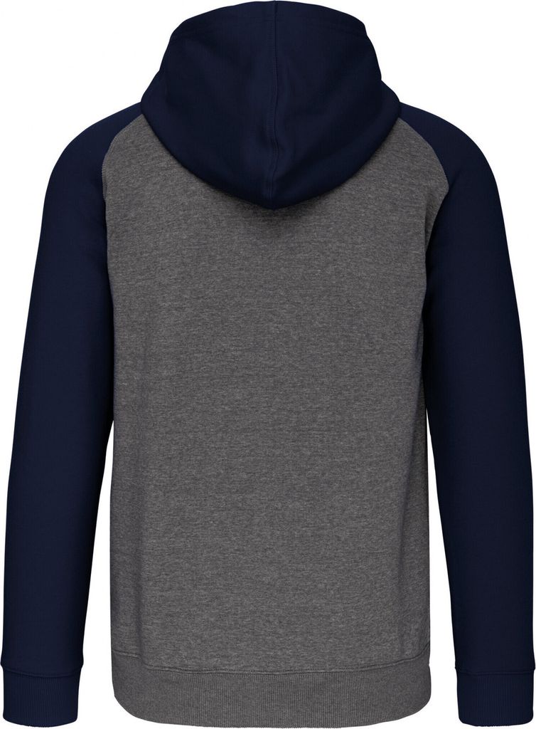 Proact Uni Kapuzenjacke Sweat-Jacke Hoodie Kapuzenpullover, Größe:M, Farbe:Grey Heather/Sporty Navy