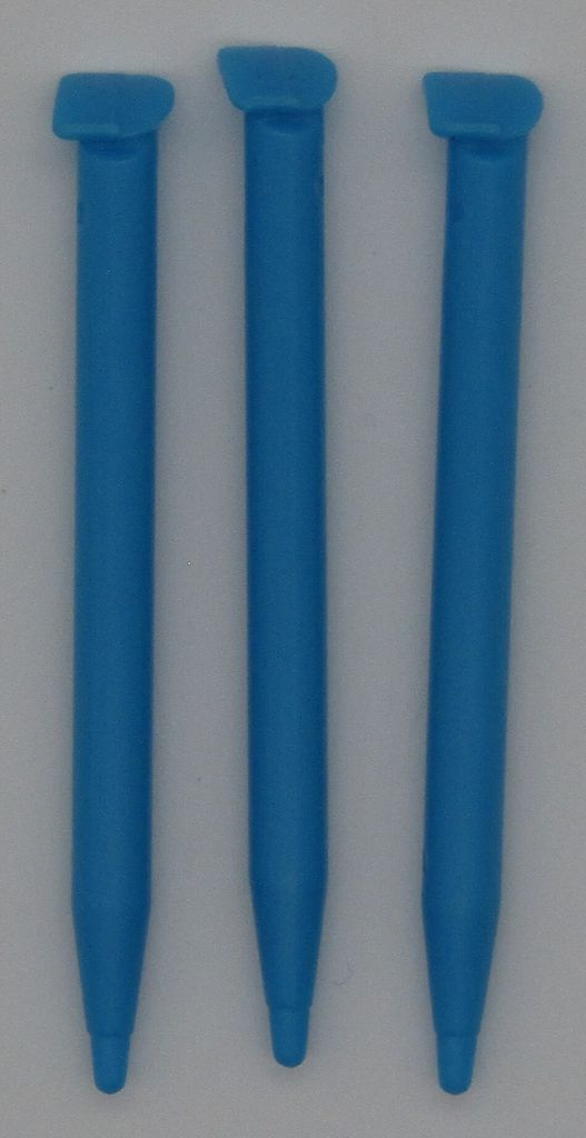 Ersatzstifte für New Nintendo 2DS XL NEU Touch Pen Stylus Drittanbieter Eingabestifte 3x Türkis / Hellblau