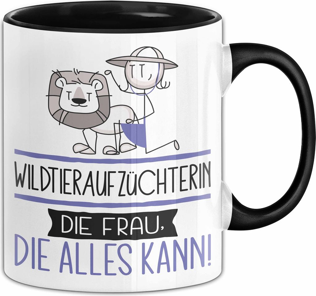 Wildtieraufzüchterin Geschenk Tasse Becher Die Frau Die Produktbild 
