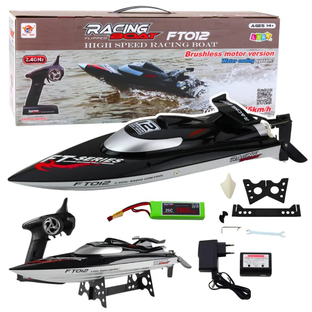 Bateau télécommandé de course FT012 pour s'amuser en eau douce
