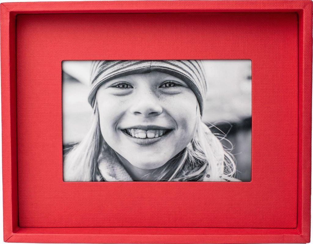 HNFD Passepartout Fotorahmen 13x18 cm rot