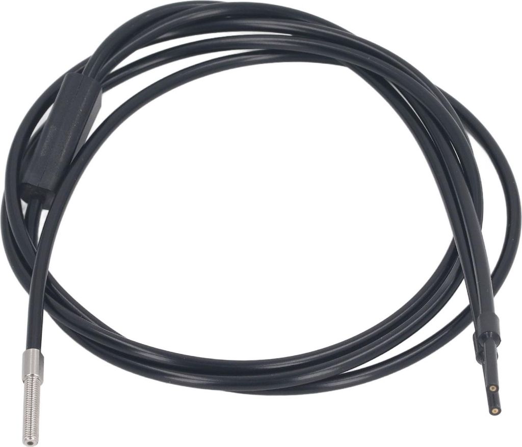 TP 24D Glasfasersensor, Messbereich 0 bis 170 mm, M3-Gewinde, linearer Reflexions-Digitalfasersensor, 1 m