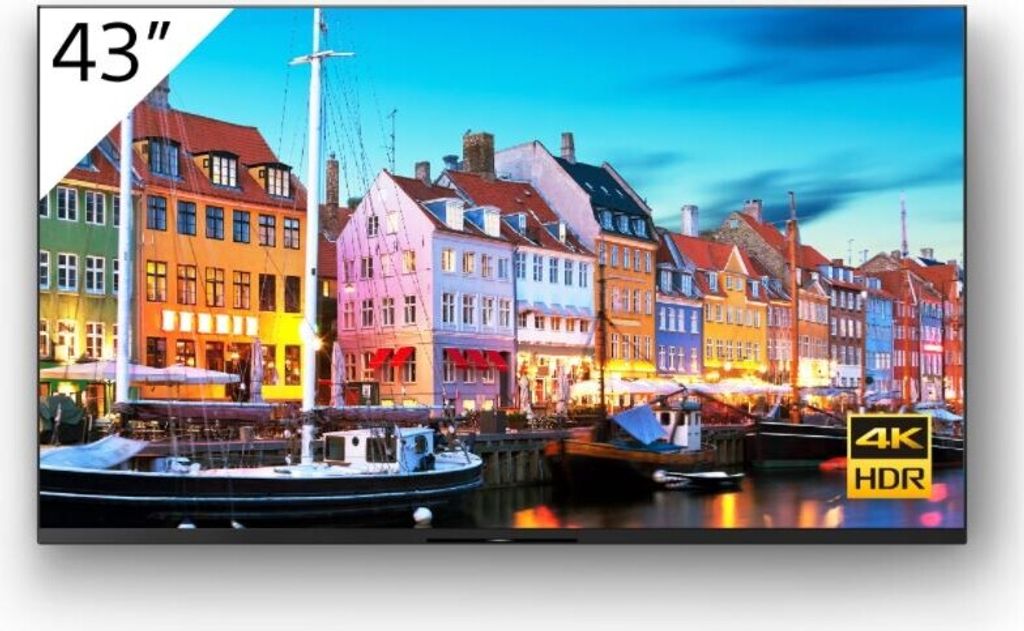 Sony FW-43BZ35J LED LED Prof.-Display 43 Zoll Fernseher 4K TV UHD