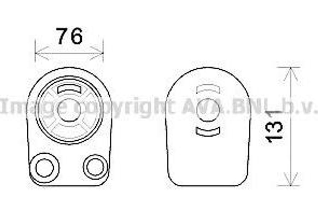 PRASCO RT3607 Ölkühler Motoröl passend für MERCEDES-BENZ B-Klasse (W246, W242) A-Klasse (W176) CLA Coupe (C117) GLA (X156) CLA Shooting Brake (...