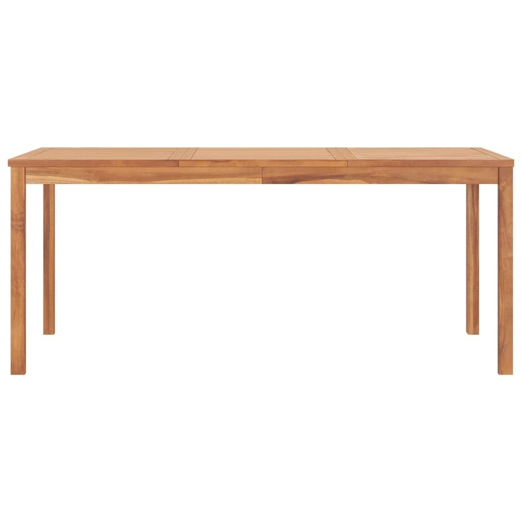 vidaXL Tavolo da pranzo da giardino 180x90x77 cm in legno Immagine del prodotto 