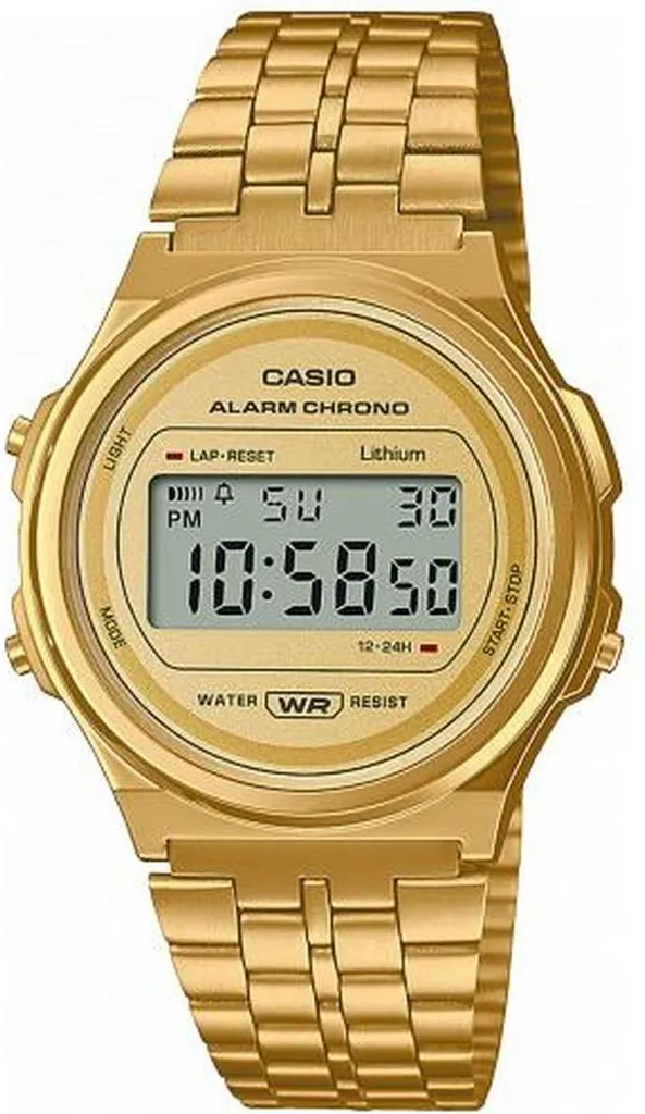 Montre Casio A171WEMG-9AEF Vintage Or pour Accessoire de Mode