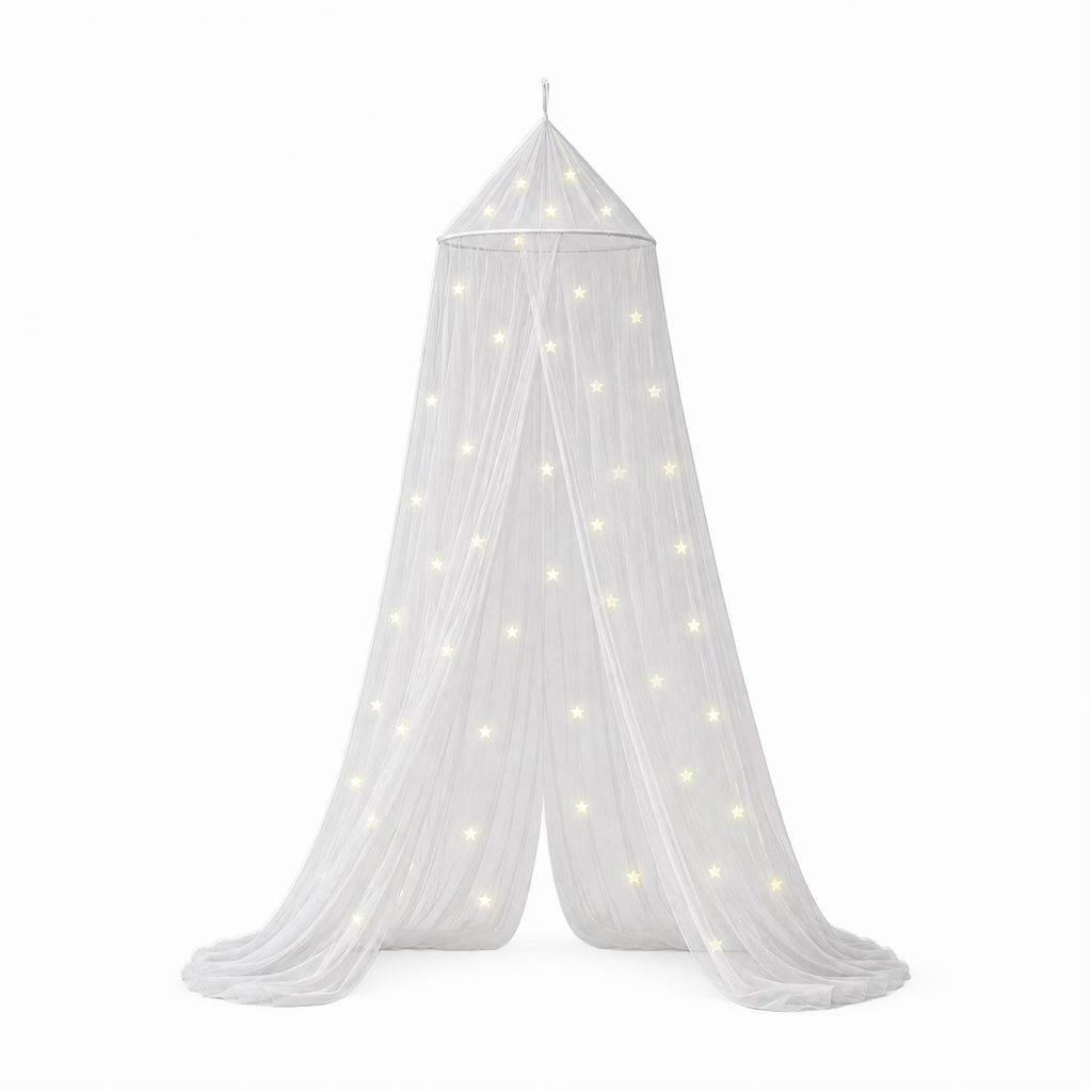 Deryan Luxe Glow In The Dark Betthimmel - Moskitonetz - Produktbild 