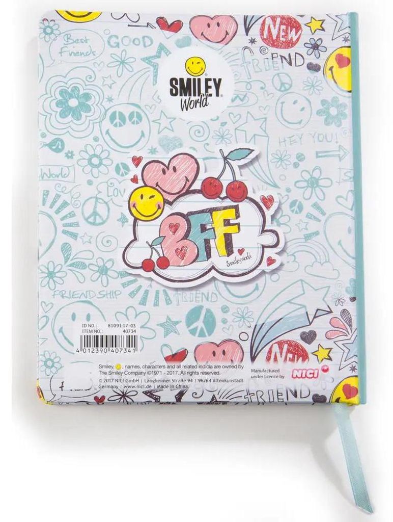 NICI Nici 40734 Freundebuch INT Smiley FRIEND