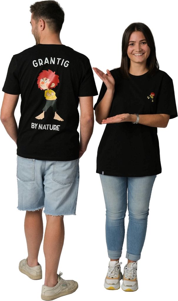 BAVARIAN CAPS T-Shirt Grantig By Nature schwarz XL Produktbild 