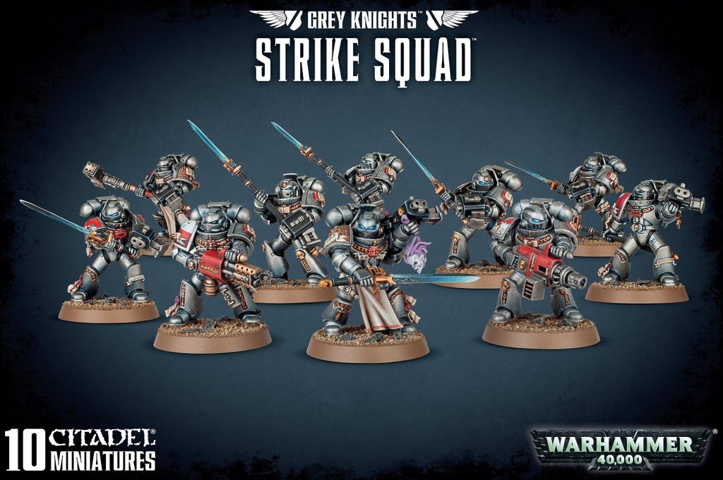 Warhammer 40.000 Grey Knights Strike Squad Produktbild 