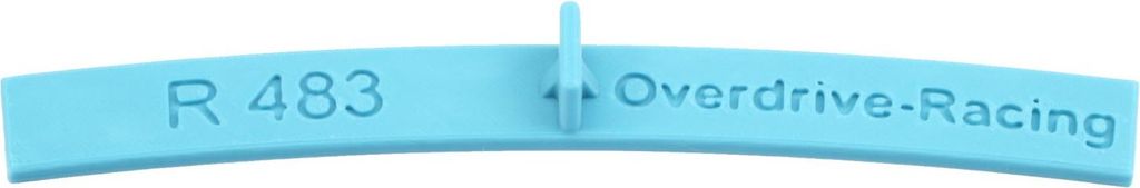 Spur H0 - Flexgleis Radien Schablone Radius 483mm Gleisschablonen - Spurweite 16,5mm - 1:87