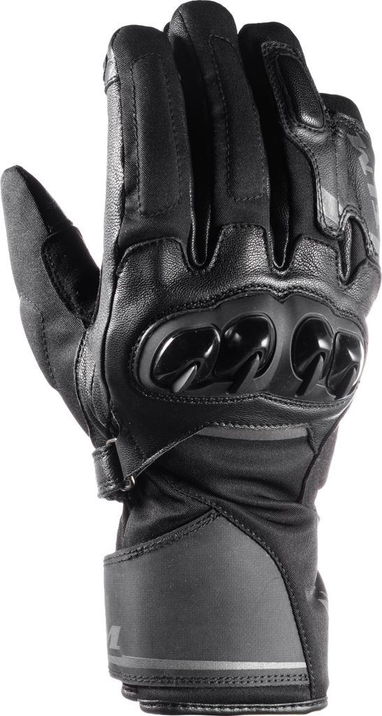 FLM Torque WP Leder/Textil Motorrad-Handschuh Lang, Wasserdicht