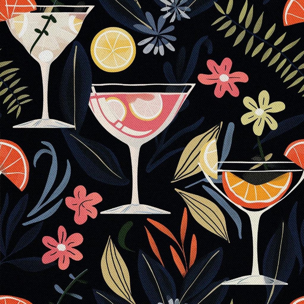 OUTDOOR DEKOSTOFFE OXFORD - Motiv Cocktail | DX8407