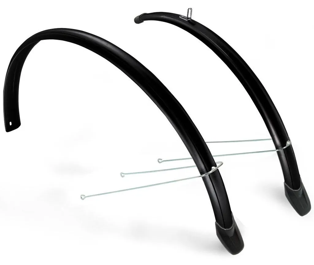 Kit Garde-boue Eurofender 28 Pouces 58mm en Plastique Noir Résistant