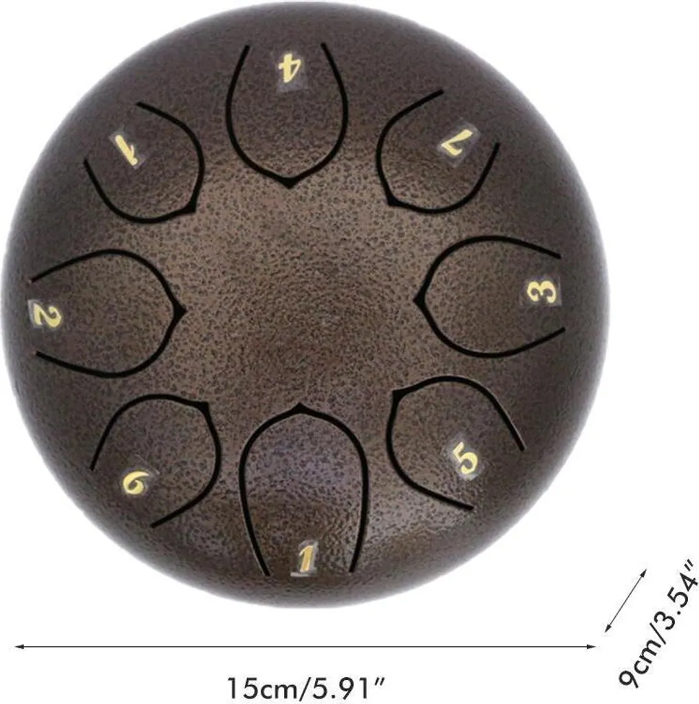 Steel tongue drum pour enfant, instrument de percussion préscolaire