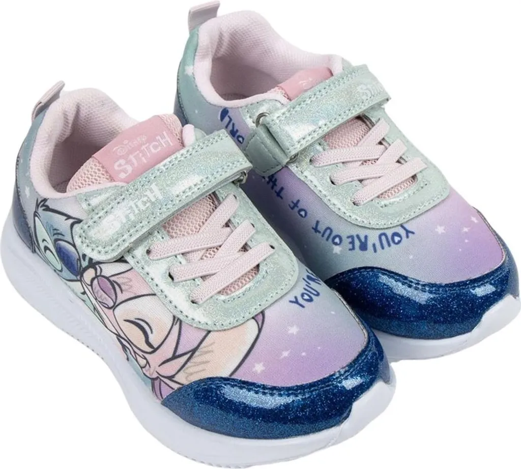 Chaussures de sport Stitch bleues, taille 32, pour l'école et le parc