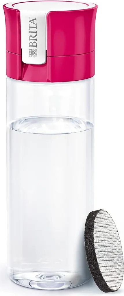 Borraccia Brita 1016333 Rosa 0.6L: Filtro MicroDisc per Sportivi
