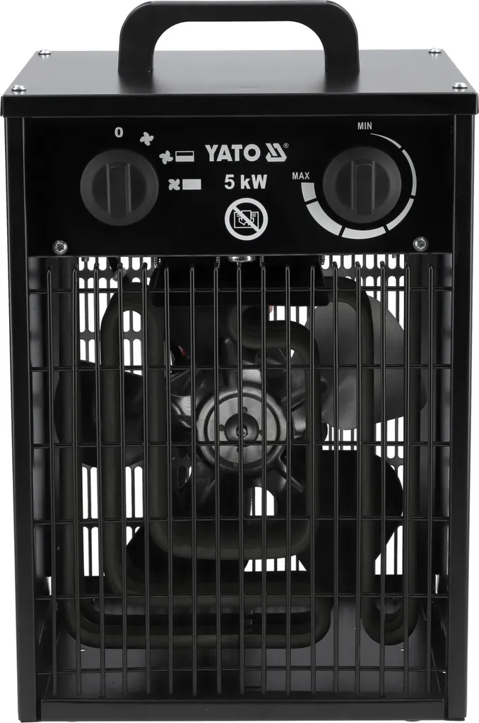 Aérotherme électrique 5000W avec thermostat et 3 vitesses de chauffe - 3