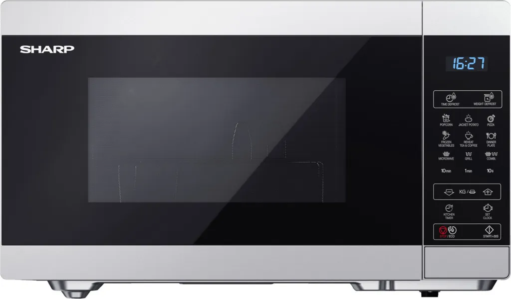 Four à Micro-ondes Combiné Gril Sharp 28 Litres Coloris Gris et Noir - 20