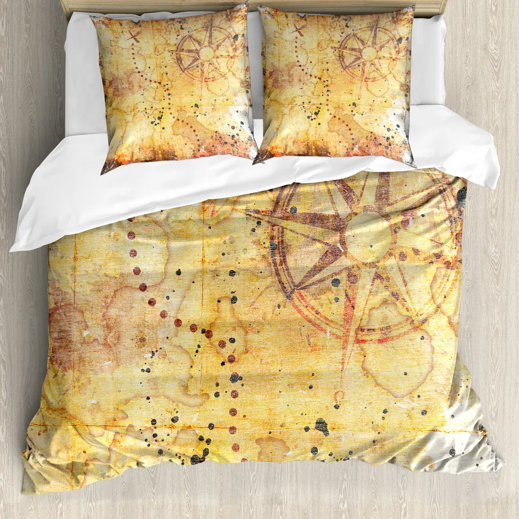 Set Letto ABAKUHAUS Antiacaro 200x200 - Mappa Antica Lavabile