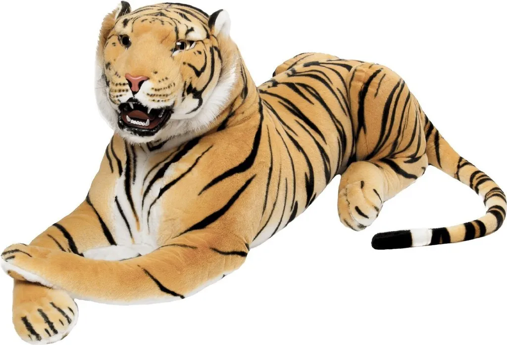 Peluche Tigre XXL 130 cm pour Déco Chambre Enfant - Cadeau Géant