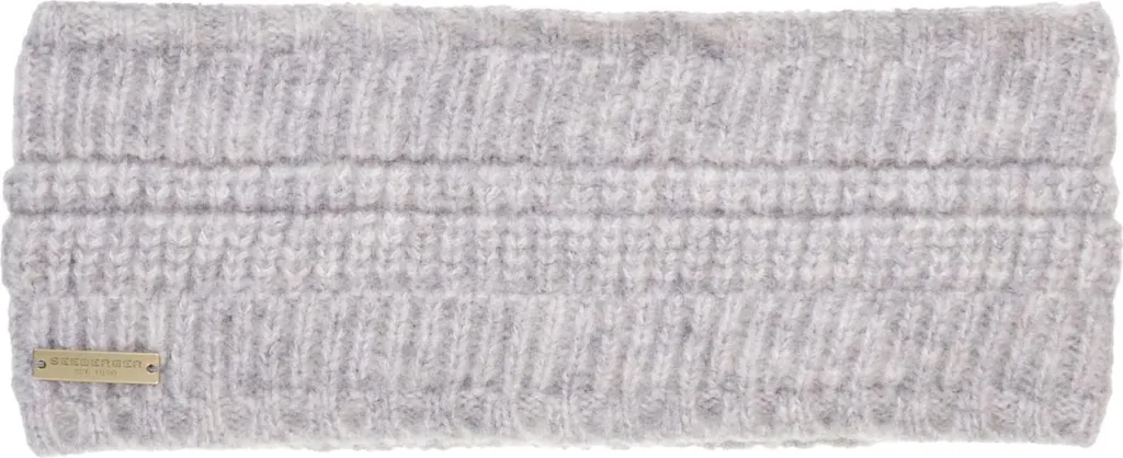 Seeberger Fascia Scaldaorecchie Invernale In Lana E Pile - Modello Annelie, Unica, Elegante Con Fodera Morbida