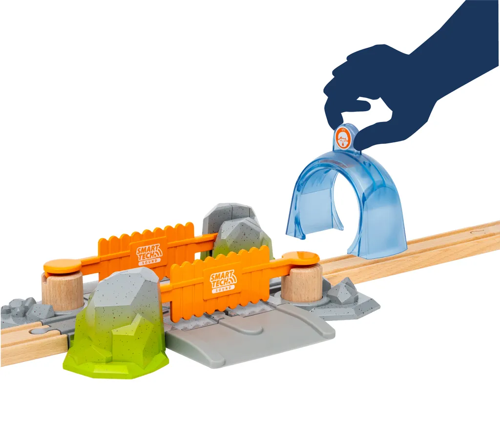 Circuit Train Bois : Passage à Niveau Smart Tech Sound BRIO World 33965