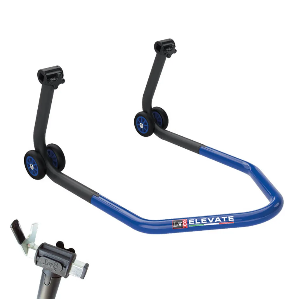 Support de Stand Moto Arrière Stable pour Éviter le Plat des Pneus Hiver