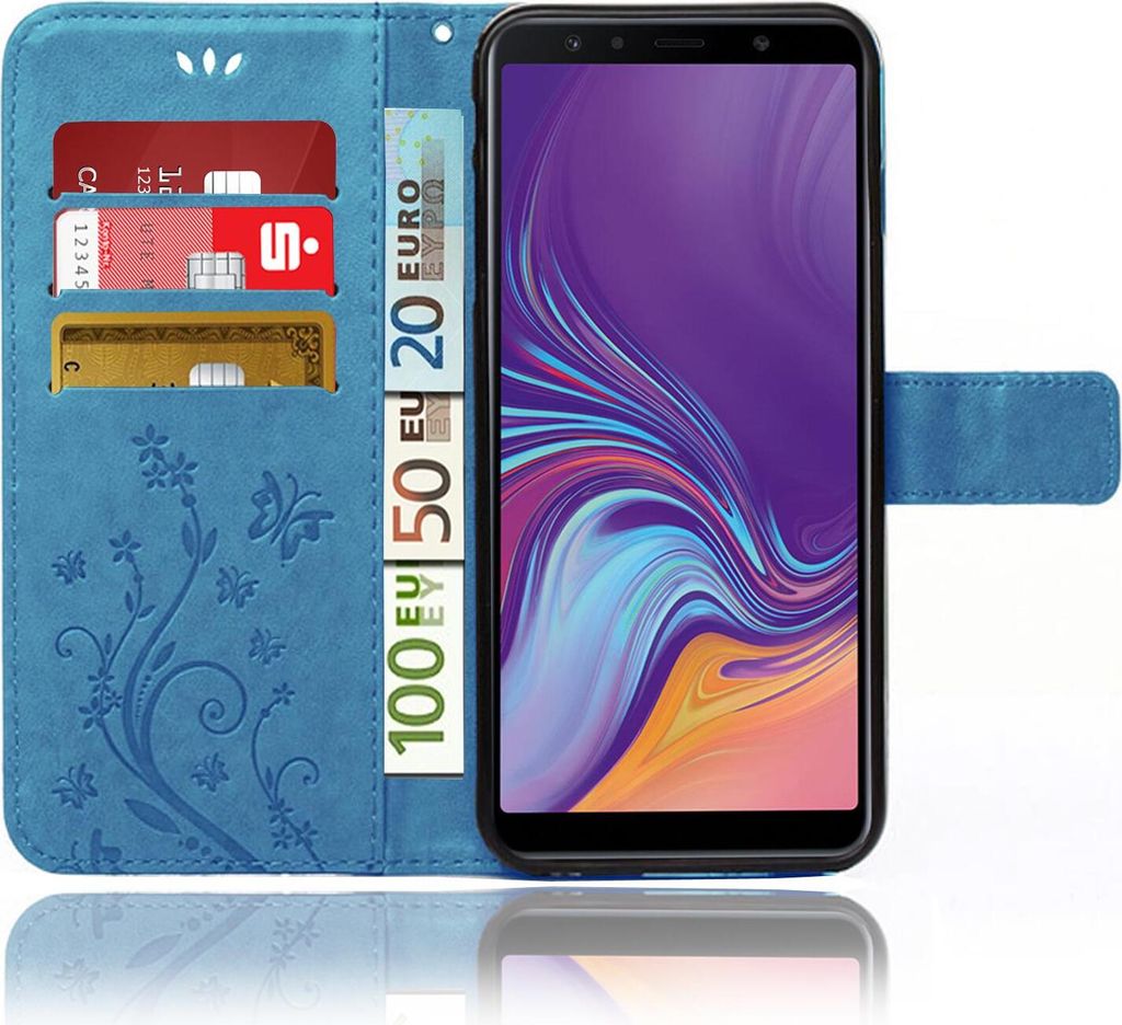 Handy Tasche für Samsung Galaxy A7 2018 Schutz Hülle