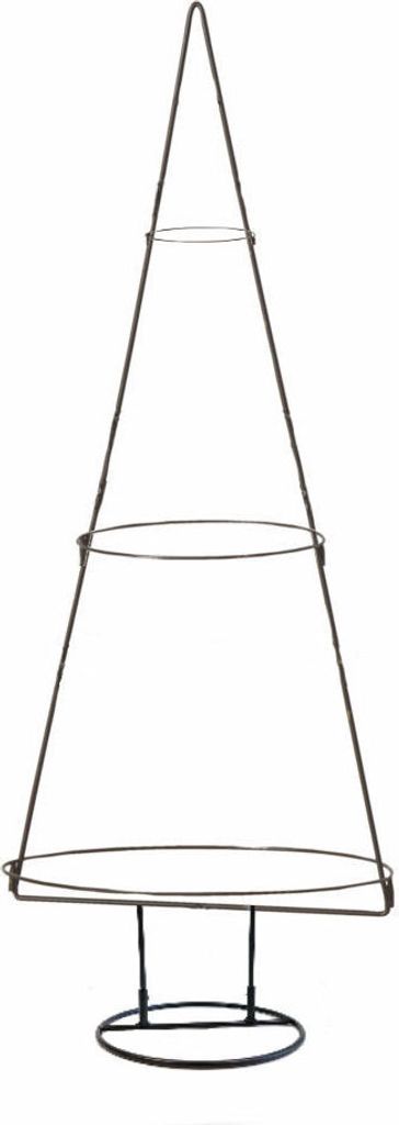 Kovový stojan na vánoční stromek černý - 86 cm / kulatý - Obrázek produktu 