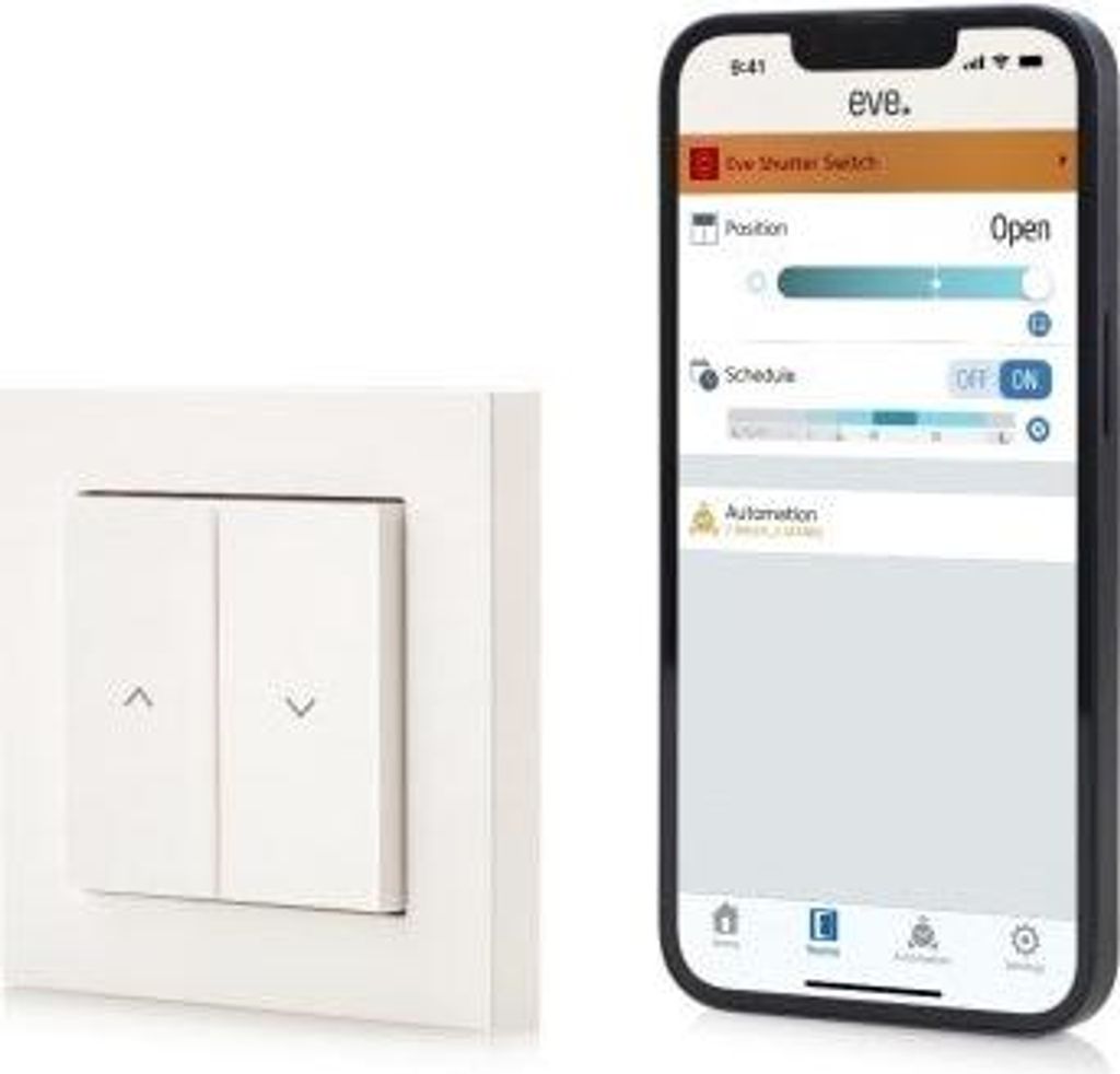 Eve Shutter Switch Smarte Rollladensteuerung, Wandschalter Image du produit 