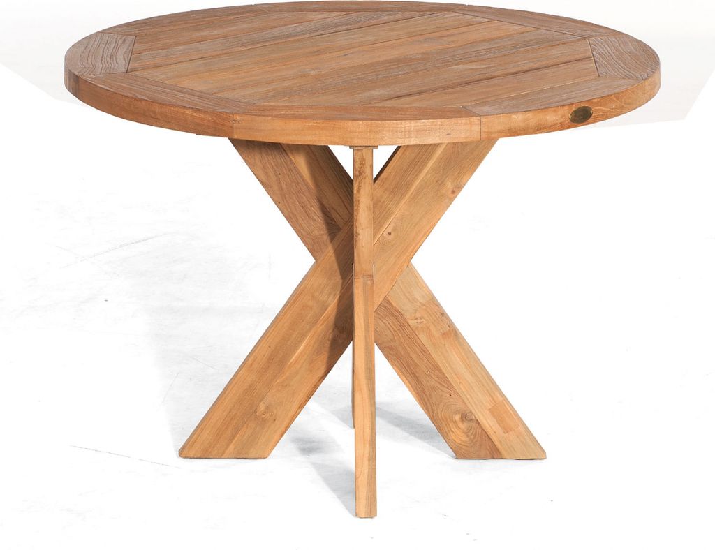 Sonnenpartner Quantum Gartentisch Esstisch Holztisch Rund Teakholz Ø 120 cm