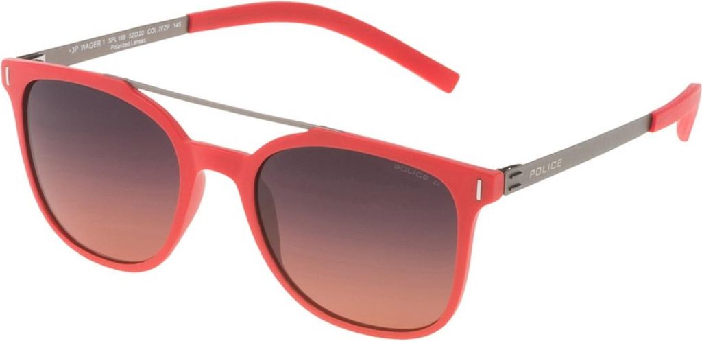 Police SPL169 Semi matt red 52/20/145 Herren Sonnenbrillen