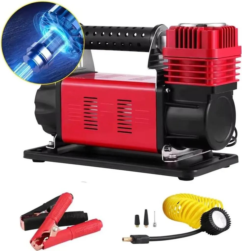 Compresseur d'air 160 l/min 150 PSI - Gonfleur robuste haute pression