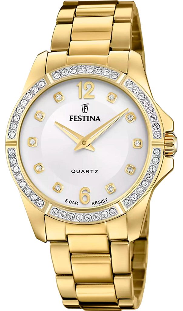 Festina Damen Uhr Fashion Edelstahl Armbanduhr gold Produktbild 