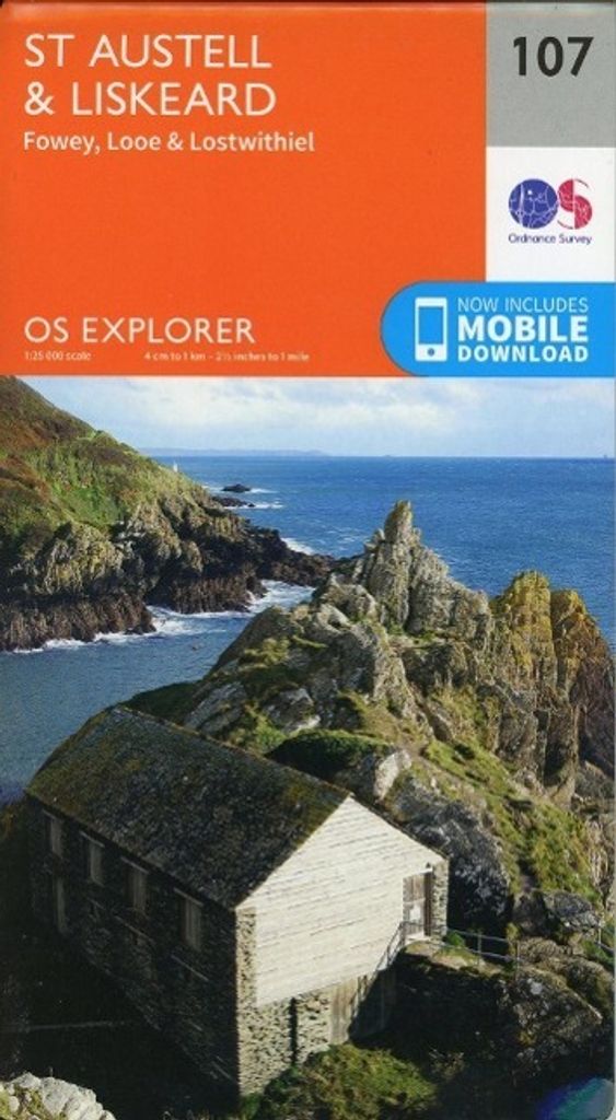 St.Austell, Liskeard, Fowey, Looe and Lostwithiel 1 : 25 000