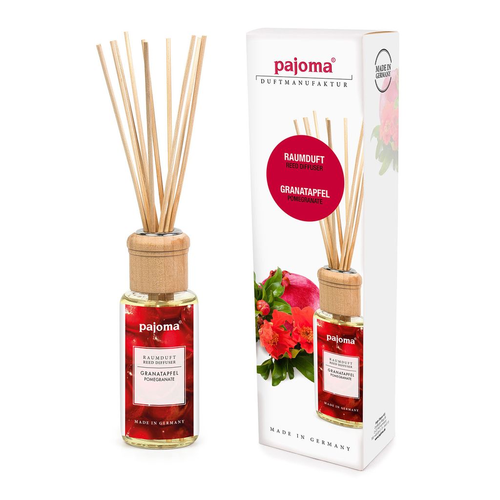 pajoma Raumduft 100 ml inkl. Duftstäbchen, Granatapfel