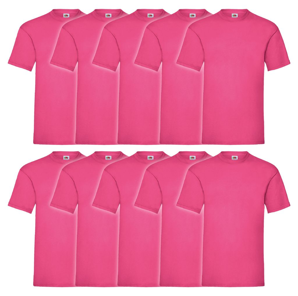 10er Pack Fruit of the Loom Valueweight T-Shirt Farbe: Produktbild 