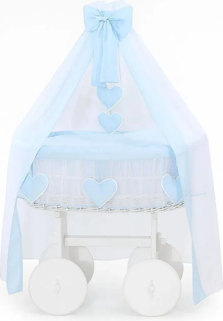 Berceau bébé complet avec baldaquin et matelas Premium My Sweet Baby